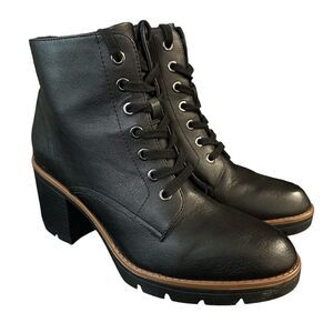Naturalizer Madalynn 3 Ankle Boots Women's‎ Size 9.5 M Jet Black MSRP $169